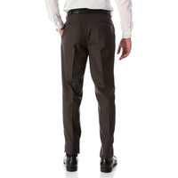 Ben Taupe Wool Blend Modern Fit Traveler Pants | Taupe Wool Pants for men - Ferrecci USA 