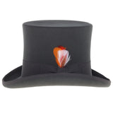 Charcoal Wool Top Hat