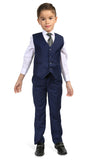 Ferrecci Boys JAX JR 5pc Suit Set Indigo - Ferrecci USA 