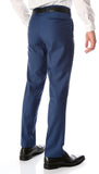 Ferrecci Men's Halo Indigo Slim Fit Flat-Front Dress Pants - Ferrecci USA 