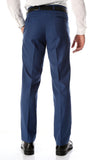 Ferrecci Men's Halo Indigo Slim Fit Flat-Front Dress Pants - Ferrecci USA 