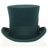 Premium Wool Hunter Green Top Hat