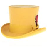 Premium Wool Gold Top Hat