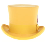 Premium Wool Gold Top Hat