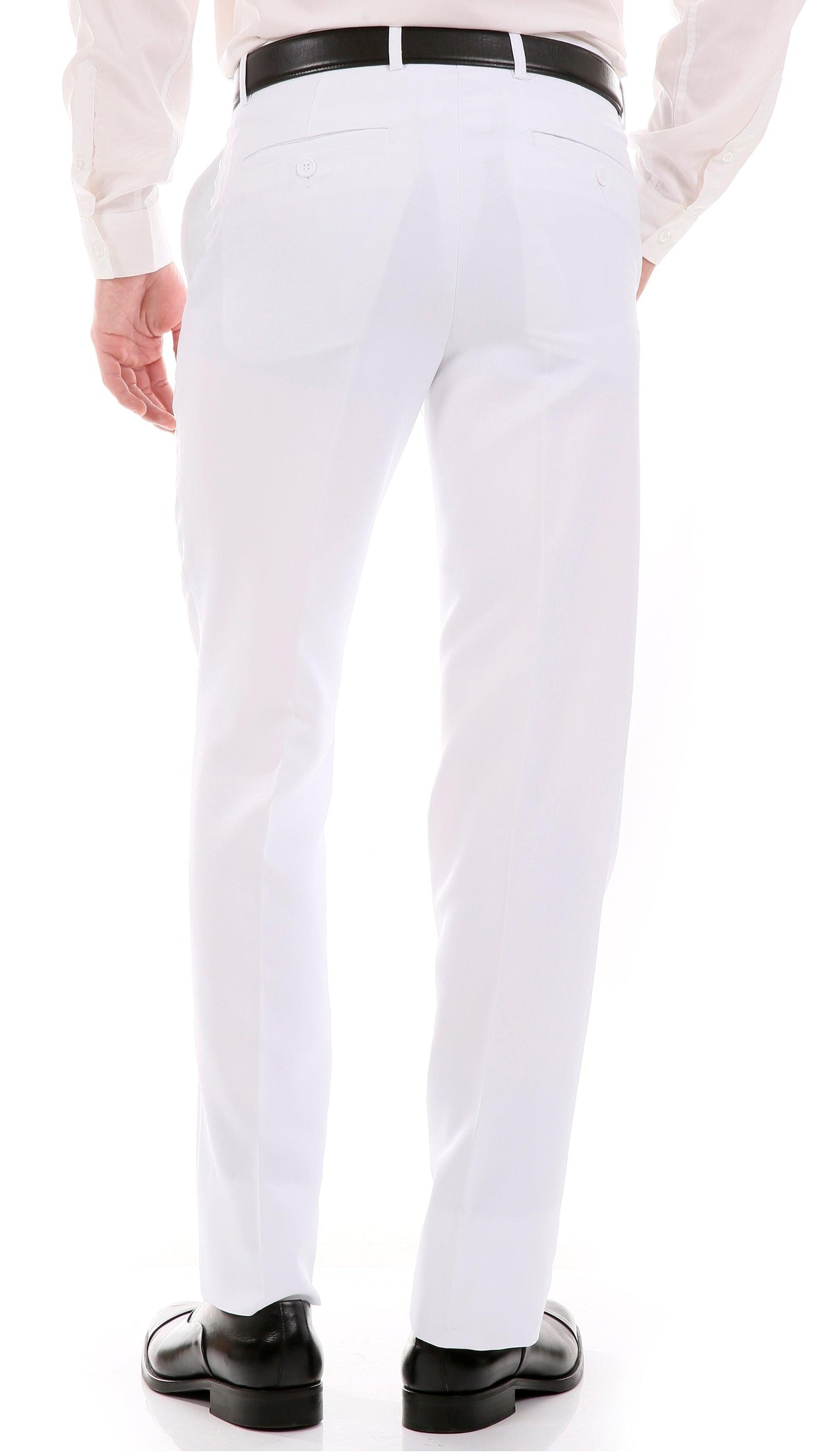 Oslo White Slim Fit Notch Lapel 2 Piece Suit - Ferrecci USA 