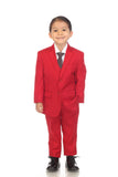 Ferrecci Boys Red JAX JR 5pc Suit Set