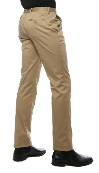 Zonettie Kilo Khaki Straight Leg Chino Pants - Ferrecci USA 