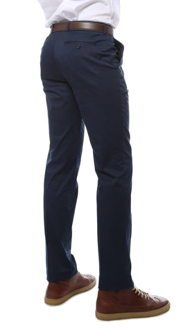 Zonettie Kilo Navy Straight Leg Chino Pants