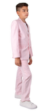 Ferrecci Boys Seersucker 2pc Suit Set Pink