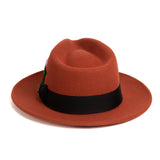 Crushable 100% Australian Wool Rust Fedora Hat