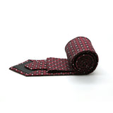 Ferrecci Mens Red Diamond Necktie with Handkerchief Set - FHYINC best men's suits, tuxedos, formal men's wear wholesale