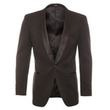 Ash All Black Snake Skin Tuxedo Blazer - FHYINC best men's suits, tuxedos, formal men's wear wholesale
