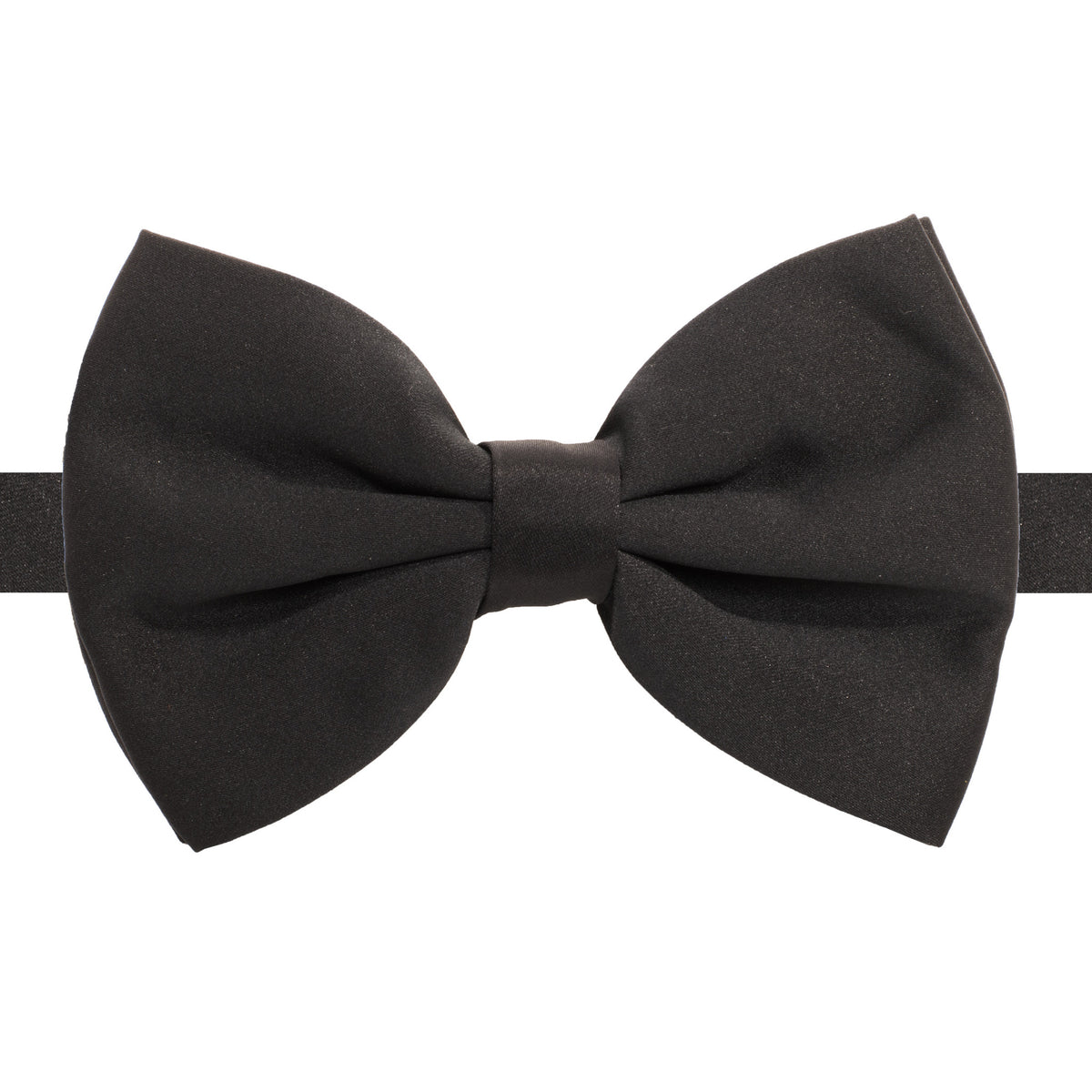 Axis Black Adjustable Satin Bowtie - FHYINC best men's suits, tuxedos, formal men's wear wholesale