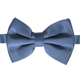 Axis Navy Blue Adjustable Satin Bowtie - FHYINC best men's suits, tuxedos, formal men's wear wholesale