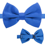 Axis Royal Blue Adjustable Satin Bowtie - FHYINC best men's suits, tuxedos, formal men's wear wholesale
