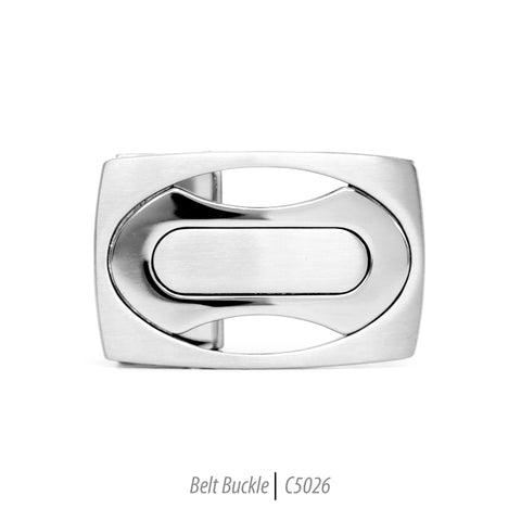 Ferrecci Men's Stainless Steel Removable Belt Buckle - C5026