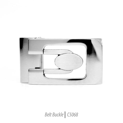 Ferrecci Men's Stainless Steel Removable Belt Buckle - C5068