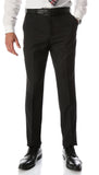 Ben Black Wool Blend Modern Fit Traveler Dress Pants - FHYINC best men's suits, tuxedos, formal men's wear wholesale