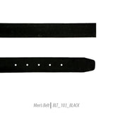 Ferrecci Mens 100% Genuine 103 Black Leather Belt - One size Fits All - FHYINC best men's suits, tuxedos, formal men's wear wholesale