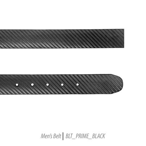Ferrecci Mens 100% Genuine Prime Black Leather Belt - One size Fits All