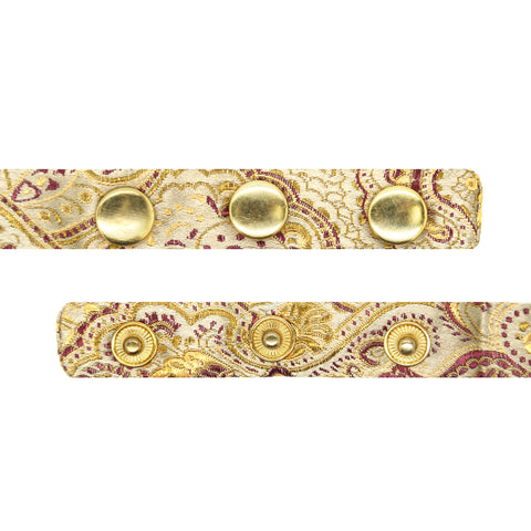 Luxury Paisley Tapestry Gold Bow Tie