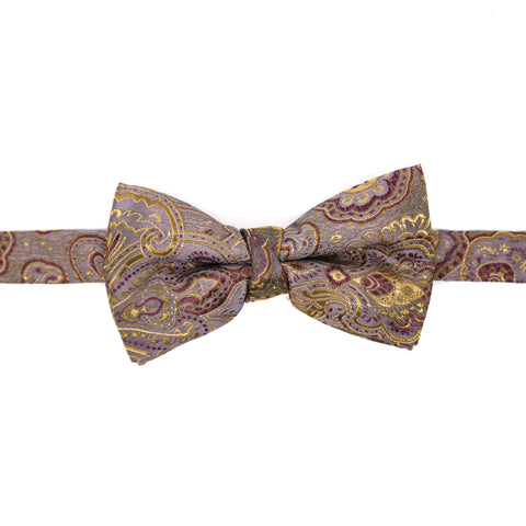 Luxury Paisley Tapestry Lavender Bow Tie