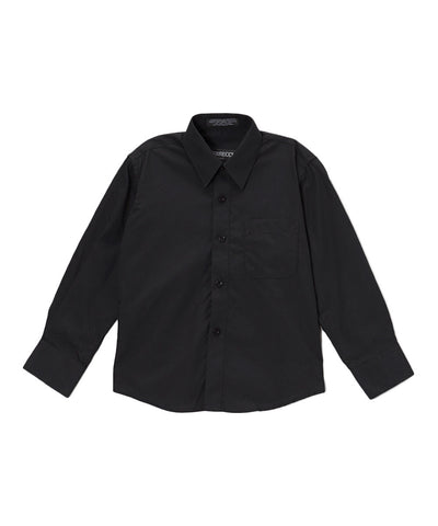 Boys Premium Cotton Blend Dark Colored Dress Shirts