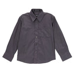 Ferrecci Boys Cotton Blend Charcoal Dress Shirt - FHYINC best men's suits, tuxedos, formal men's wear wholesale