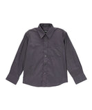 Boys Premium Cotton Blend Dark Colored Dress Shirts - FHYINC best men's suits, tuxedos, formal men's wear wholesale