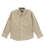 Ferrecci Boys Cotton Blend Khaki Dress Shirt - FHYINC best men's suits, tuxedos, formal men's wear wholesale