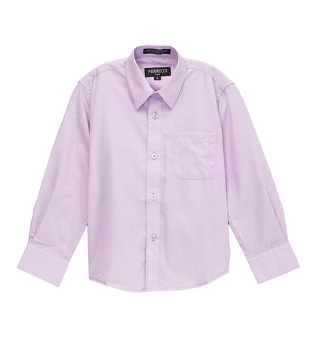 Ferrecci Boys Cotton Blend Lilac Dress Shirt