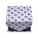 Men's Funky Purple Floral Pattern Design 4-pc Necktie Box Set - FHYINC best men's suits, tuxedos, formal men's wear wholesale