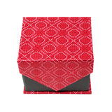 Men's Classic Red-White Pattern Design 4-pc Necktie Box Set - FHYINC best men's suits, tuxedos, formal men's wear wholesale