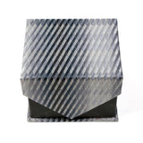 Men's Classic Grey-Blue Boxy Geometric Design 4-pc Necktie Box Set - FHYINC best men's suits, tuxedos, formal men's wear wholesale