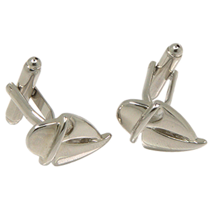 Men’s Silvertone Novelty Geometric Cufflinks - FHYINC best men's suits, tuxedos, formal men's wear wholesale