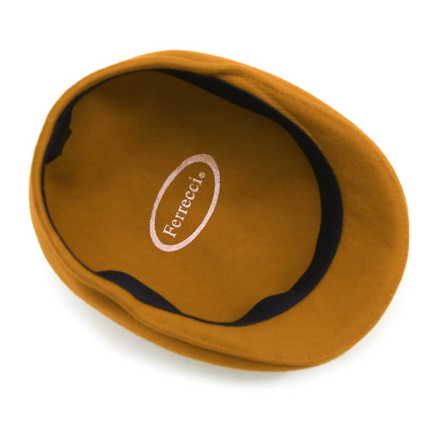 Classic Premium Wool Gold English Hat - FHYINC