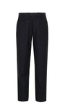 Ezra Black Regular Fit Boys Dress Pants - FHYINC best men's suits, tuxedos, formal men's wear wholesale
