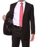 Black Gold Button Regular Fit Blazer - FHYINC best men's suits, tuxedos, formal men's wear wholesale