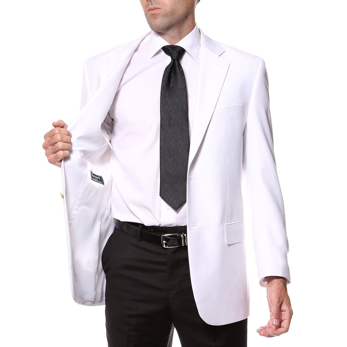 Gold Button Solid Bright Color Blazer - FHYINC best men's suits, tuxedos, formal men's wear wholesale