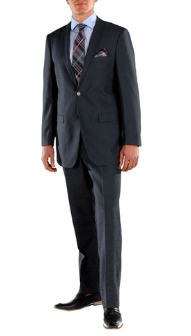 Navy Blue Regular Fit Suit - 2PC - FORD