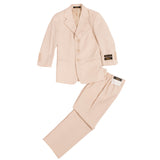 Boys Premium Tan 2pc Suit - FHYINC best men's suits, tuxedos, formal men's wear wholesale
