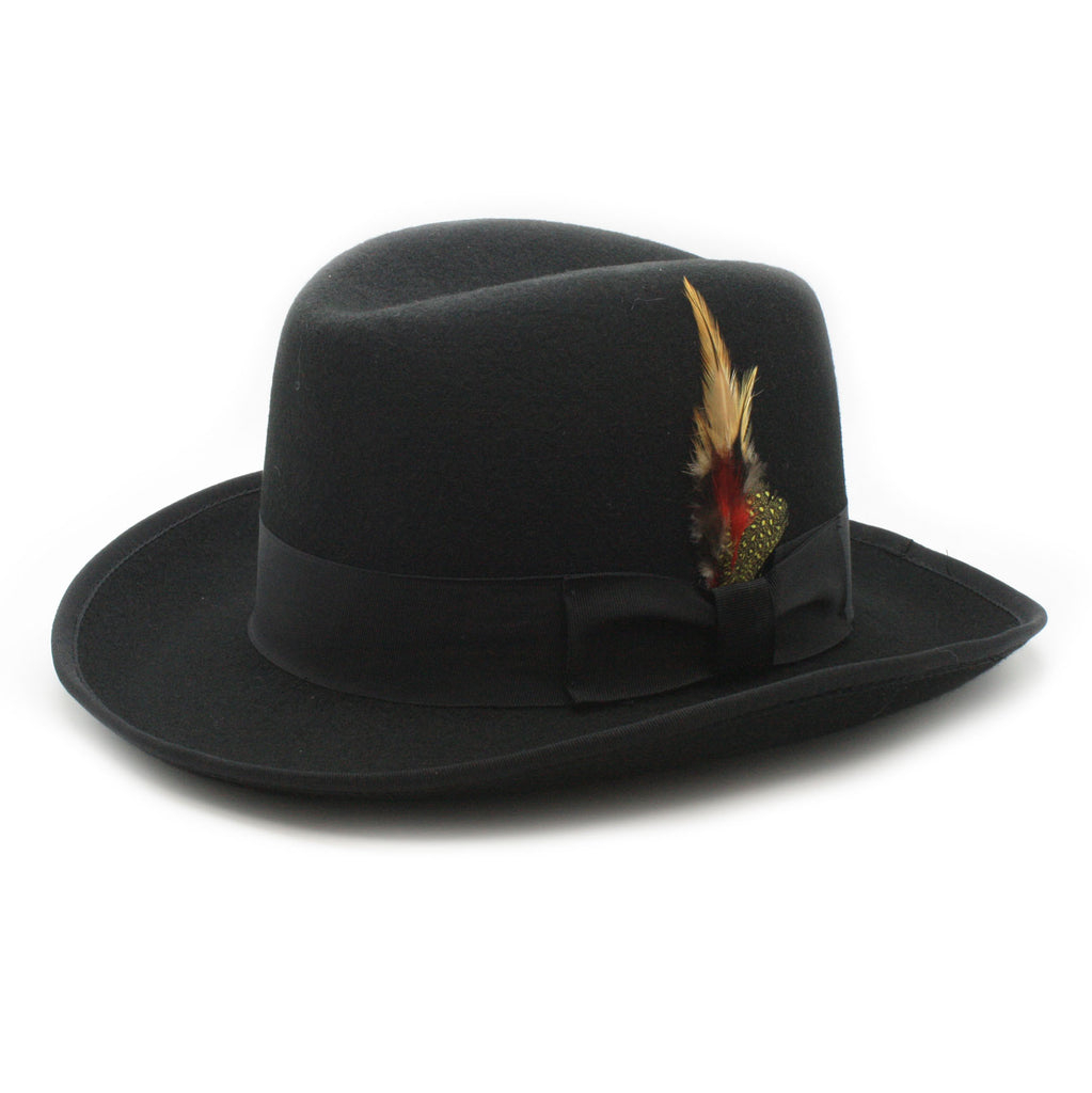 Premium Black Godfather Hat - FHYINC best men