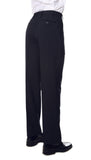 Navy Pinstripe Mens Regular Fit Uniform Dress Pants - FHYINC best men's suits, tuxedos, formal men's wear wholesale