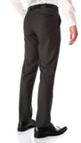 Ferrecci Men's Halo Charcoal Slim Fit Flat-Front Dress Pants - FHYINC best men's suits, tuxedos, formal men's wear wholesale