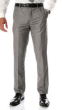 Ferrecci Men's Halo Grey Slim Fit Flat-Front Dress Pants - FHYINC best men's suits, tuxedos, formal men's wear wholesale
