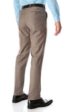 Ferrecci Men's Halo Taupe Slim Fit Flat-Front Dress Pants - FHYINC best men's suits, tuxedos, formal men's wear wholesale