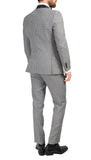 Men's Hilton Skinny Slim Fit Houndstooth Shawl Lapel 2pc Tuxedo - FHYINC best men's suits, tuxedos, formal men's wear wholesale