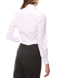 Womens Classic White Dress Shirt - FHYINC best men's suits, tuxedos, formal men's wear wholesale