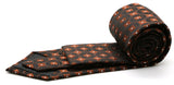 Mens Dads Classic Brown Geometric Pattern Business Casual Necktie & Hanky Set I-2 - FHYINC best men's suits, tuxedos, formal men's wear wholesale
