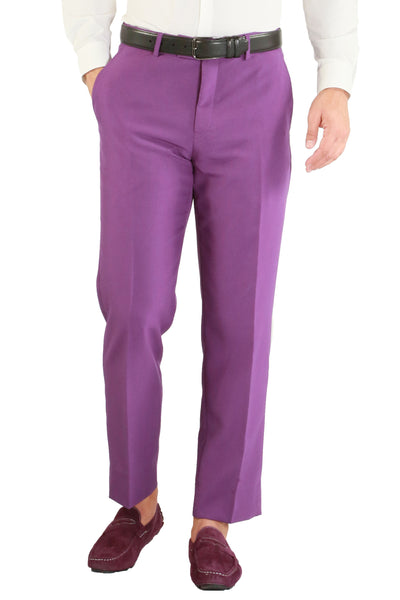 PL1969 Mens Purple Slim Fit 2pc Suit - FHYINC best men's suits, tuxedos, formal men's wear wholesale